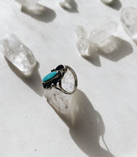 Load image into Gallery viewer, The Peggy Jo | Vintage Turquoise Sterling Silver Ring
